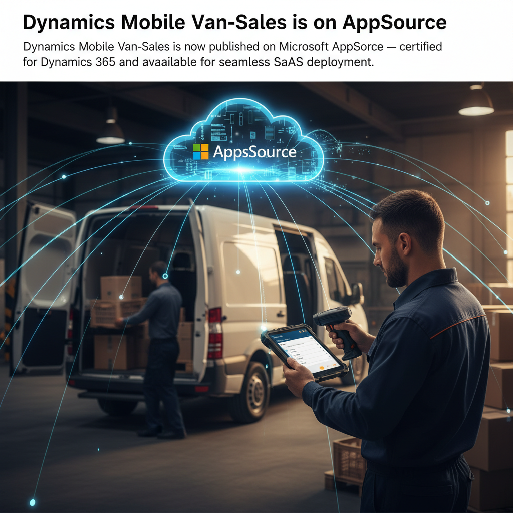 Dynamics Mobile Van-Sales is on AppSource