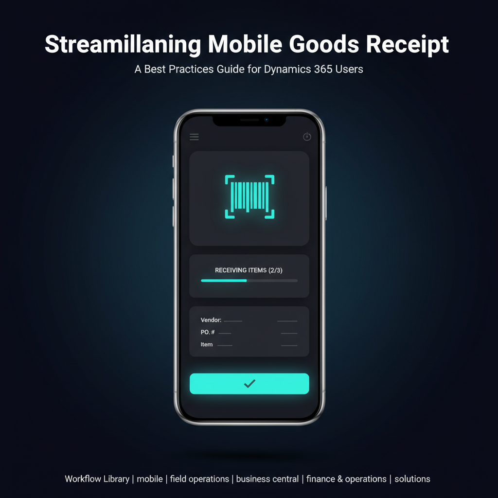 Streamlining Mobile Goods Receipt: A Best Practices Guide for Dynamics 365 Users