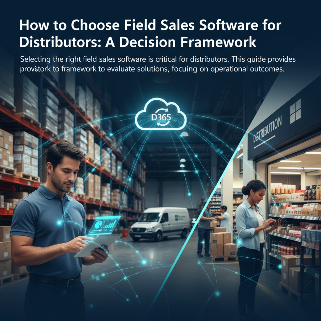 How to Choose Field Sales Software for Distributors: A Decision Framework