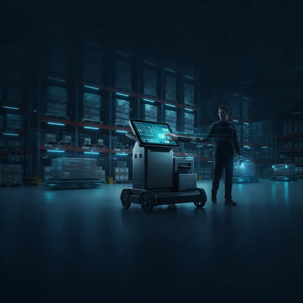How do mobile picking stations improve warehouse efficiency?