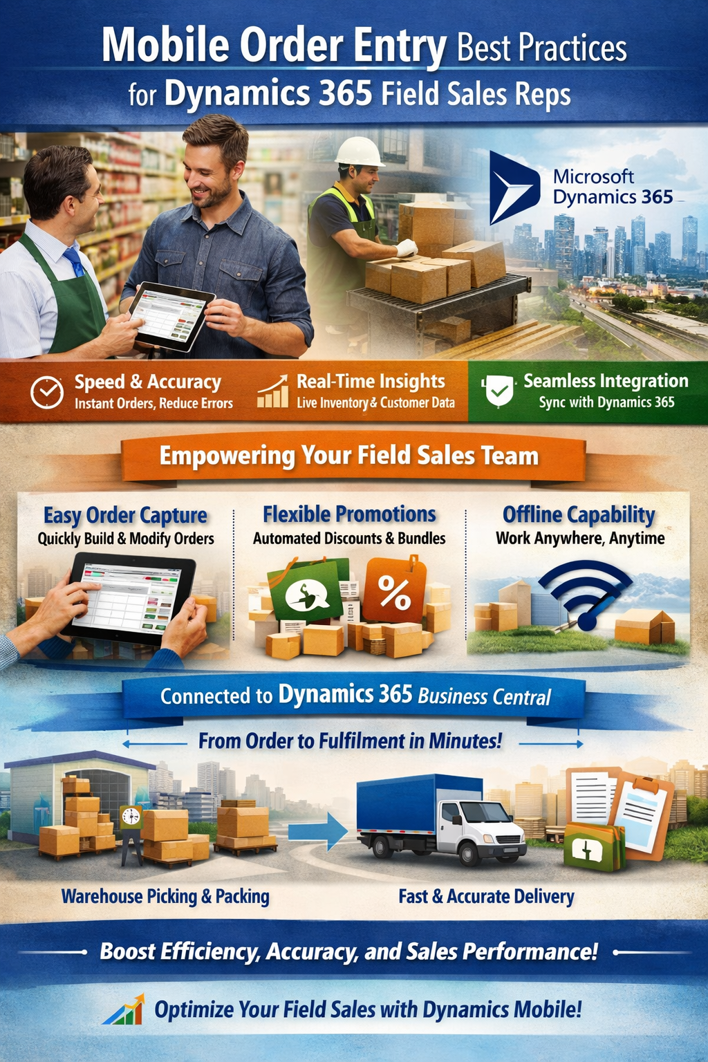 Mobile Order Entry Best Practices for Dynamics 365 Field Sales Reps