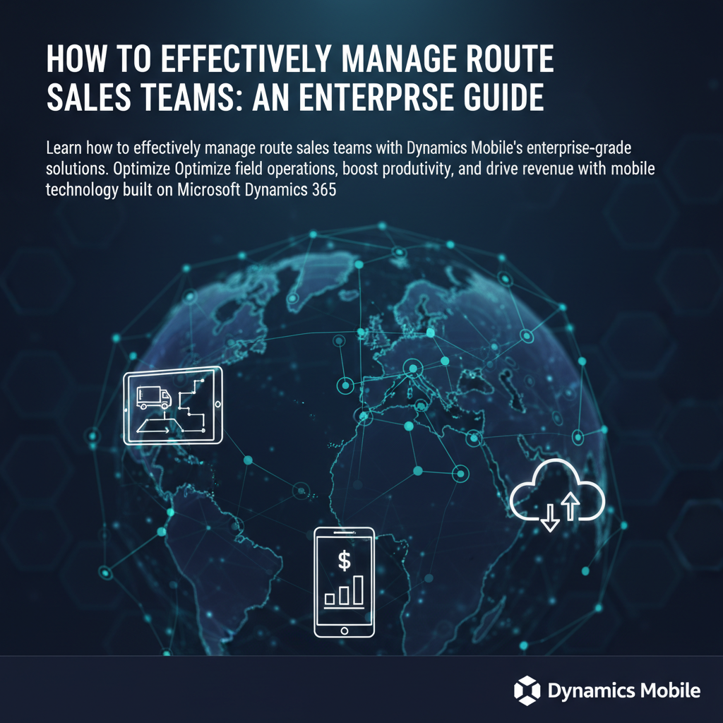 How to Effectively Manage Route Sales Teams: An Enterprise Guide