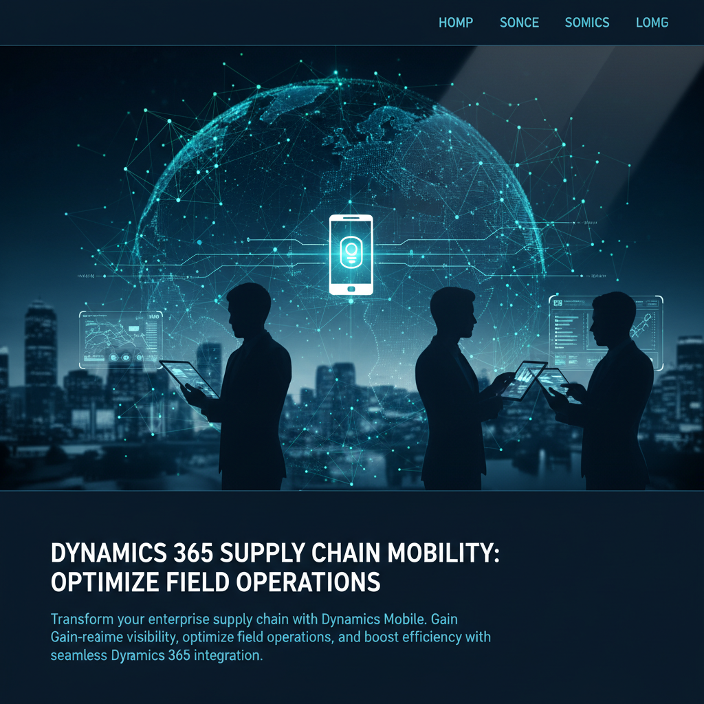 Dynamics 365 Supply Chain Mobility: Optimize Field Operations